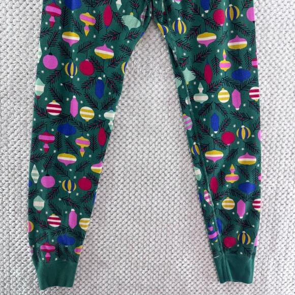 Hanna Andersson Pajama Pants Womens M Green Cream Christmas Bundle Pullon Fitted - Picture 8 of 16